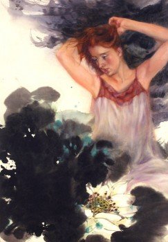 Grace Lin_Oil Painting_Figure_morning    